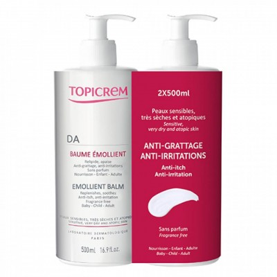 TOPICREM DA Набор Бальзам, 500мл. х 2шт.