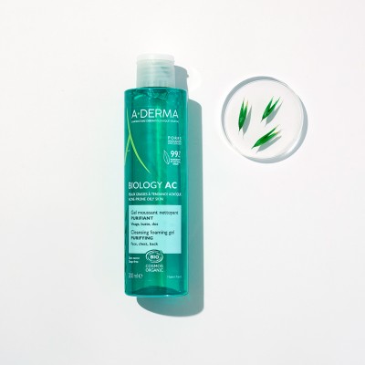 A-DERMA BIOLOGY AC Гель пенящийся очищающий, 200мл