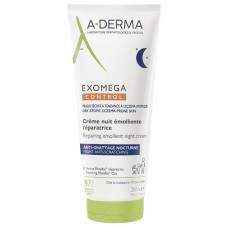 A-DERMA EXOMEGA CONTROL Крем-эмолент смягчающий восстанавливающий ночной, 200мл