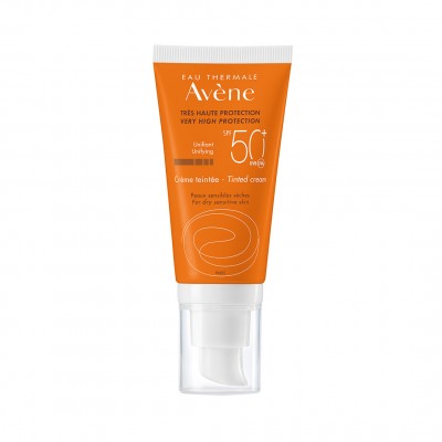 AVENE Солнцезащитный тонирующий крем SPF50+, 50 мл