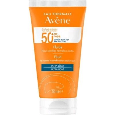 AVENE Eau Thermale Солнцезащитный флюид SPF50+, 50мл