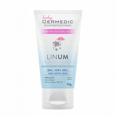 DERMEDIC LINUM BABY Крем для детей защитный SPF15, 50мл