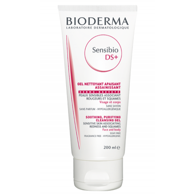 BIODERMA Sensibio DS+ Гель очищающий, 200мл