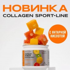 COLLA GEN Живой коллаген СПОРТ (гидролизат) с янтарной кислотой, 500гр