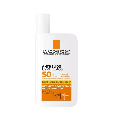 La Roche-Posay Anthelios UVMUNE 400 Флюид солнцезащитный невидимый для лица SPF50+ \ PPD42, 50мл