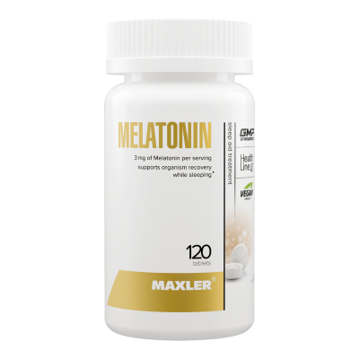 Maxler Мелатонин таблетки по 0,3г БАД, 120шт