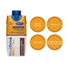 MediDrink Neo Энтеральное питание для онкологических больных со вкусом шоколад, 200мл