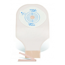 Калоприёмник однокомпонентный дренируемый (илестомный) Medivice непрозрачный, с зажимом(1 на 15шт), вырезаемое отверстие 19-64мм, арт.1716074