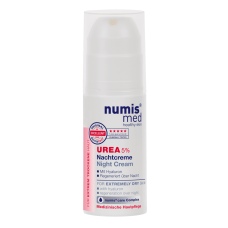 Numis med UREA Крем для лица ночной увлажняющий с 5% мочевины и гиалуроновой кислотой для очень сухой кожи, 50мл