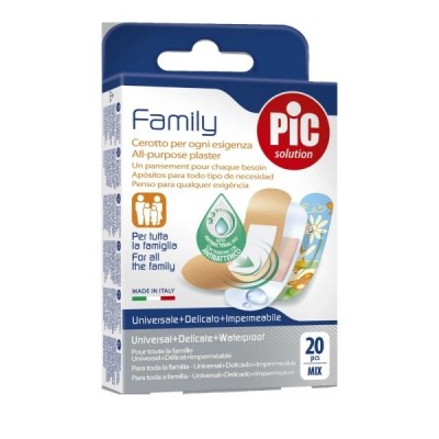 Пластырь PIC Family 20 штук