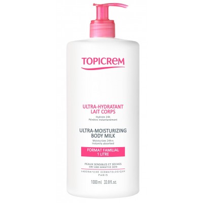 Топикрем (Topicrem) Молочко для тела ультра-увлажняющее, 1000мл